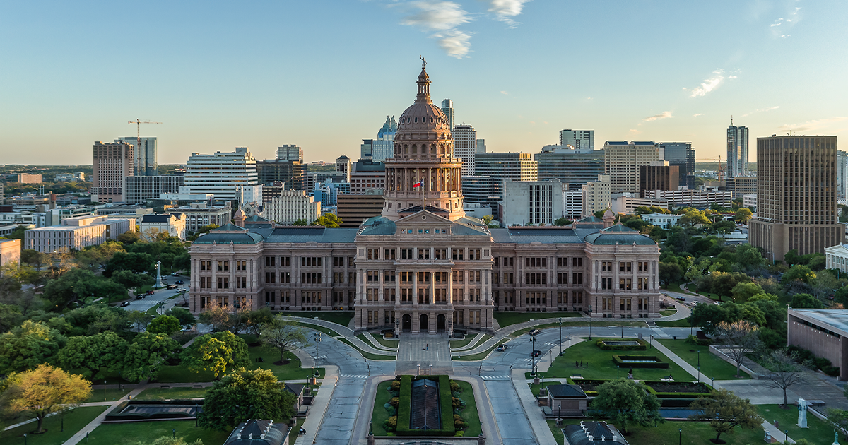 picture of the Texas Capitol 