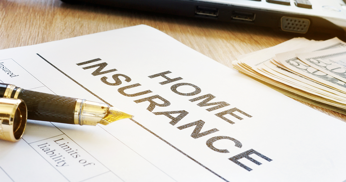 Picture of a home insurance policy