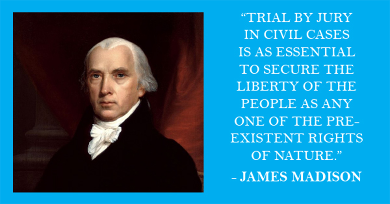 James Madison in the photo